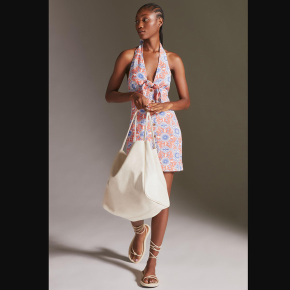 New Anthropologie Maeve Halter Slim Mini Dress - Small - Picture 4 of 7